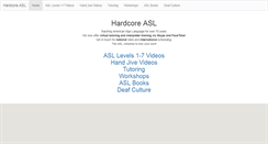 Desktop Screenshot of hardcoreasl.com